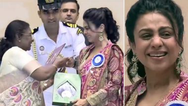 70th National Film Awards: Manasi Parekh Gets Emotional While Accepting Her Best Actress Award for Gujarati Film ‘Kutch Express’ (Watch Video)