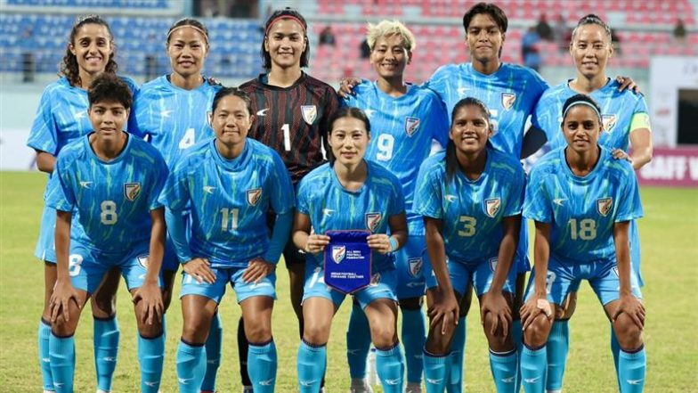 How To Watch IND-W vs NEP-W SAFF Women’s Championship 2024 Semifinal Free Live Streaming Online? Get Free Telecast Details of India Women vs Nepal Women Football Match on TV