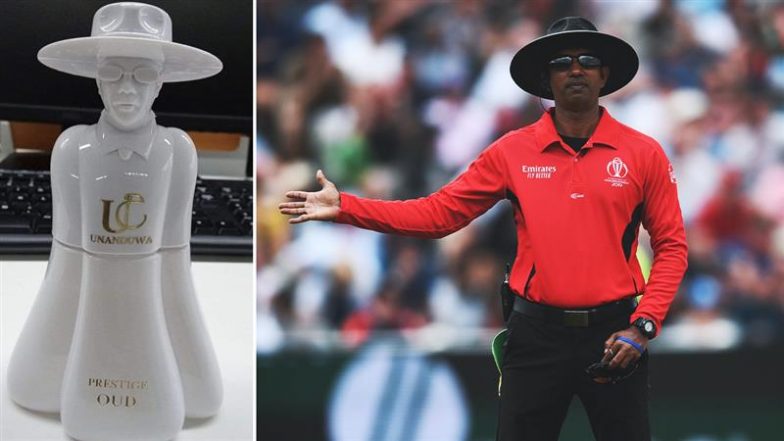 International Cricket Umpire Kumar Dharmasena Launches Own Perfume Brand ‘Unanduwa’ With Unique Bottle Design (See Pic)