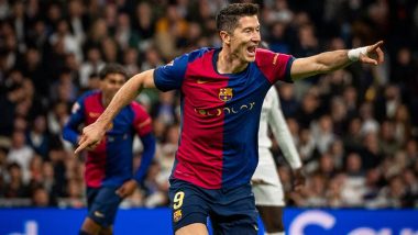 Robert Lewandowski Scores Brace As FC Barcelona Thrash Real Madrid in El Clasico