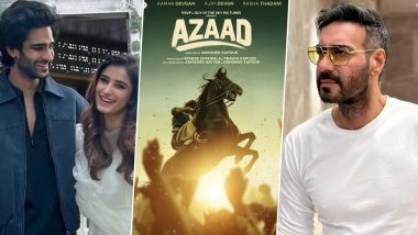 Aaman Devgan and Rasha Thadani’s Debut Film Titled ‘Azaad’; Ajay Devgn Shares First Look of the Movie (See Poster)  