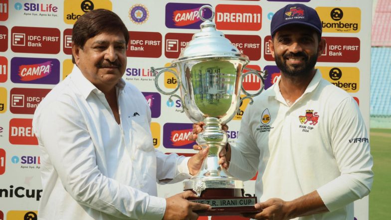 Mumbai Team To Be Felicitated by MCA After First Irani Cup Win in 27 Years 