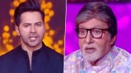 &lsquo;Kaun Banega Crorepati 16&rsquo;: Amitabh Bachchan Talks About His Feelings When He Became a Father to New Dad Varun Dhawan &ndash; Here&rsquo;s What Big B Said!