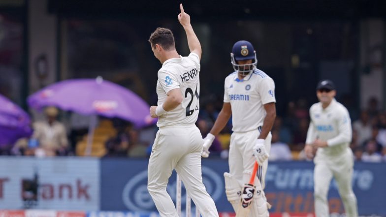 Matt Henry Becomes New Zealand's Joint-Second Fastest Pacer To Claim 100 Test Wickets During IND vs NZ 1st Test 2024