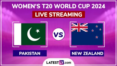 Pakistan Women vs New Zealand Women, ICC Women’s T20 World Cup 2024 Match Live Streaming Online: How To Watch PAK-W vs NZ-W Free Live Telecast on TV?