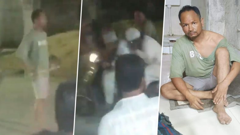 Varanasi Shocker: Nepali Man Ambushes People, Attacks Them With Spade on Road; Arrested After Horrifying Video Surfaces