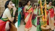 Sobhita Dhulipala-Naga Chaitanya Kickstart Their Wedding Festivities; Actress Drops Pictures From Godhuma Raayi Pasupu Ritual and Writes, &lsquo;So It Begins!&rsquo;