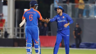 IND A vs AFG A ACC Emerging Asia Cup 2024: Zubaid Akbari’s Half-Century Helps Afghanistan A Beat India A by 20 Runs To Enter Final