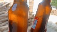 Telangana: Lizard Spotted Inside Sealed Budweiser Beer Bottle in Vikarabad, Video Goes Viral