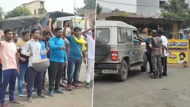 Jharkhand Bandh: Students Rally for Cancellation of JSSC CGL Exam, March with Drums (Watch Video)