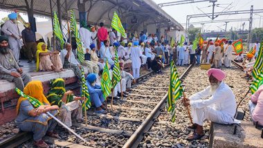 Punjab: 17 Trains Delayed in Ferozepur During Farmers’ ‘Rail Roko’ Protest