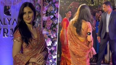 Katrina Kaif Health Scare: Black Arm Patch on Actress Spotted at Navratri 2024 Event, Leaves Fans Concerned (Watch Video)