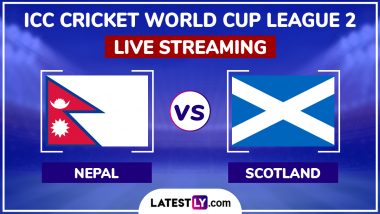 Nepal vs Scotland Free Live Streaming Online, ICC Men's Cricket World Cup League Two 2023-27: How To Watch NEP vs SCO Cricket Match Live Telecast on TV?