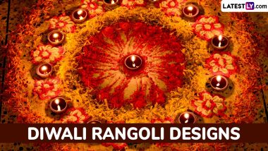 Diwali 2024 Rangoli Images and Videos: Easy Rangoli Designs, Shubh Deepawali Pookalam Patterns and Beautiful Kolam Ideas To Decorate Your Home With Diyas