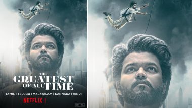 ‘The GOAT’ OTT Release Date: Thalapathy Vijay-Venkat Prabhu’s Action Thriller Film to Premiere on Netflix on October 3 With Multi-Language Dubs