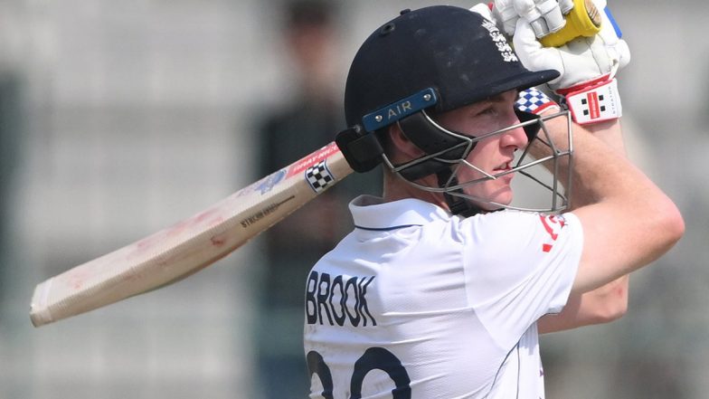 Harry Brook Inks His Name On Multan Cricket Stadium Honours Board After Recording Maiden Triple-Century During PAK vs ENG 1st Test 2024 (Watch Video)