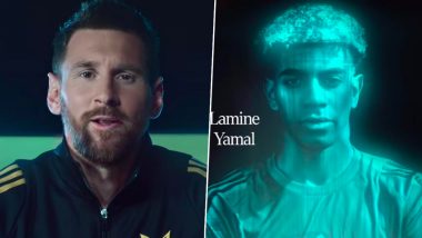 Lionel Messi Launches New 'Adidas F50 Triunfo Estelar' Shoes, Picks Top 10 Young Footballers Including Lamine Yamal to Represent Iconic Sneaker