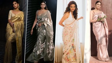 Keerthy Suresh Birthday: The 'Baby John' Actress is a Connoisseur of Sarees, View Pics