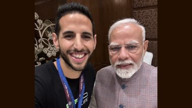 Nas Daily Meets PM Modi: Israeli-Palestinian Vlogger Nuseir Yassin Thanks Prime Minister Narendra Modi for Praising His 1-Minute Videos, Shares Selfie With Him