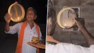 Karwa Chauth Vrat for Mia Khalifa: Elderly Man Follows Rituals and Breaks His Fast After Looking at Former Adult Star&rsquo;s Photo in Viral Video