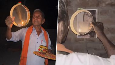 Karwa Chauth Vrat for Mia Khalifa: Elderly Man Follows Rituals and Breaks His Fast After Looking at Former Adult Star’s Photo in Viral Video