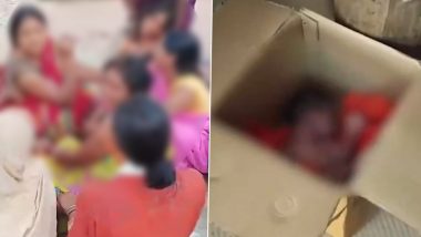 Bihar Shocker: Mother, Her Newborn Child Die During Delivery Conducted in Absence of Doctor in Danapur; Deceased Baby Placed in Carton (Watch Video)