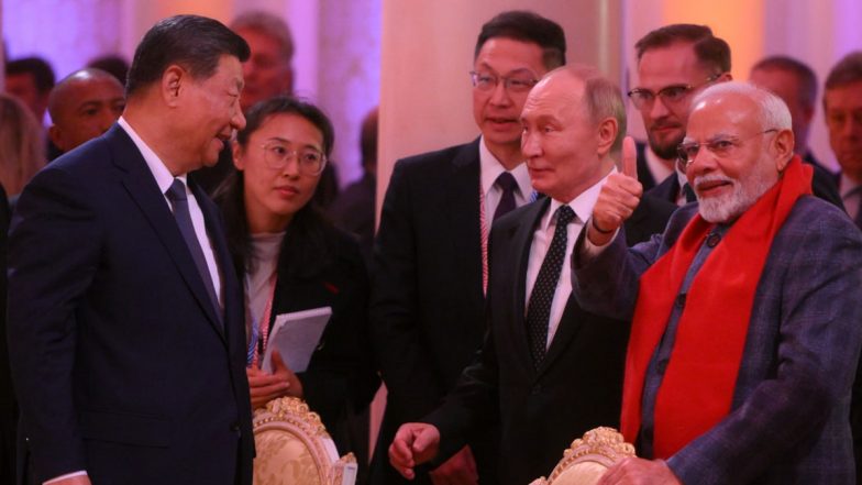 BRICS Summit 2024: PM Narendra Modi and President Xi Jinping to Hold First Bilateral Talks Since Galwan Clash in Russia's Kazan