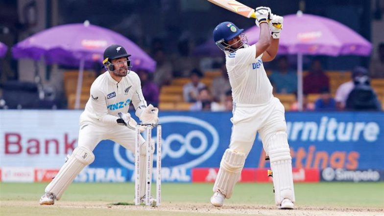 Rain Halts India’s Charge As Sarfaraz Khan Slams Maiden Century Against New Zealand           