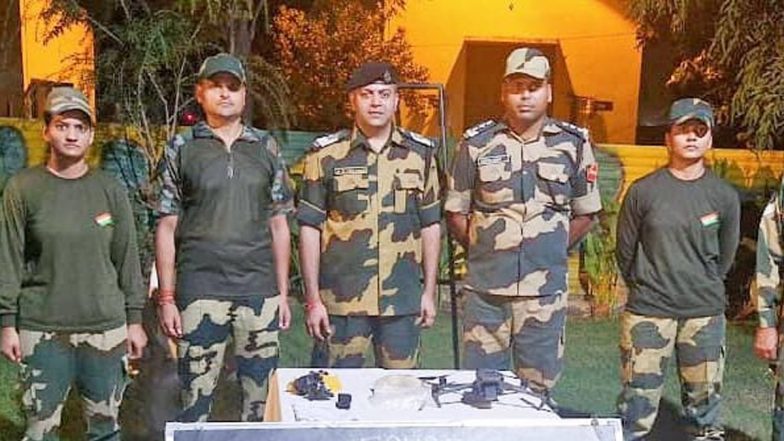 Border Security Force Shoots Down Drone, Seizes Pistol in Punjab