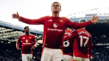 Premier League 2024–25: Alejandro Garnacho Sparks Manchester United's Comeback Win Against Brentford; Arsenal Stunned by AFC Bournemouth