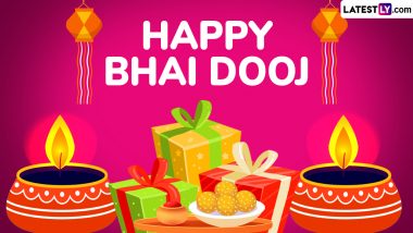 Bhai Dooj 2024 Wishes, Greetings and HD Images: Send Messages, Bhaiya Dooj Quotes, Wallpapers and GIFs To Celebrate Bhau Beej