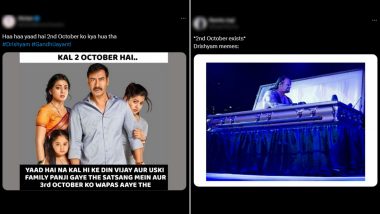 ‘Kal 2 October Hai, Yaad Hai Na!’ Funny Drishyam Memes, Hilarious Vijay Salgaonkar Dialogues, Viral Jokes and Posts To Crack the Annual Meme Code