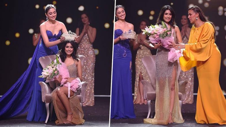 Nikita Porwal From Madhya Pradesh Crowned Femina Miss India World 2024, See Pictures From the Winning Moment in Glittering Diamond Jubilee Finale