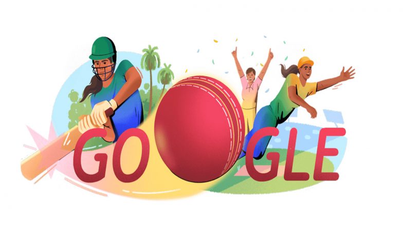 2024 ICC Women's T20 World Cup Google Doodle: Search Engine Giant Shares Unique Cricket Artwork Ahead of Women's Twenty20 WC