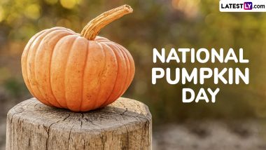 National Pumpkin Day 2024 in the US: Know the Date, History and Significance of the Annual Event Ahead of Halloween and Thanksgiving Celebrations