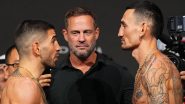 Ilia Topuria vs Max Holloway Fight Live Streaming on SonyLIV: Watch Free Live Telecast of UFC 308 on TV in India