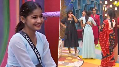 ‘Bigg Boss Tamil 8’: Sachana Namidass Re-Enters Vijay Sethupathi’s Reality Show as a Wildcard, Leaves Fellow Housemates Surprised (Watch Promo)