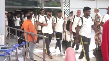 IND vs BAN 2024: India National Cricket Team Arrives in Delhi Ahead of 2nd T20I Clash Against Bangladesh (Watch Video)