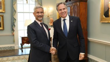 EAM Jaishankar Meets US Counterpart Antony Blinken; Discuss Bilateral Co-Operation, West Asia and Ukraine (See Pics)