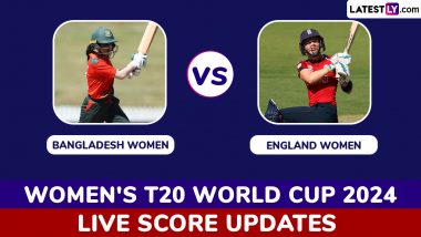 ENG-W Win By 21 Runs | Bangladesh vs England Highlights of ICC Women's T20 World Cup 2024: Danni Wyatt-Hodge, Spinners Help England Women Win Low-Scoring Encounter