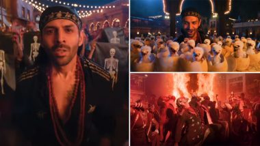 ‘Bhool Bhulaiyaa 3’ Song ‘Hukkush Phukkush’ Teaser: Kartik Aaryan Dances With Kids and 'Chicks' in This Fun Track Sung by Sonu Nigam (Watch Video)