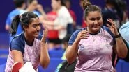 Ayhika Mukherjee, Sutirtha Mukherjee Assure First Ever Medal in Women's Table Tennis Doubles Event At Asian Championships 2024