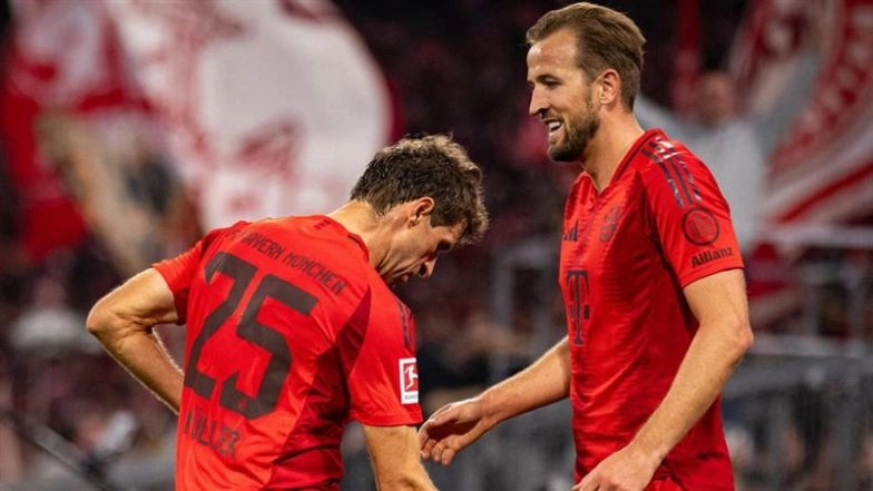 Two Goals From Harry Kane Hand Bayern Munich 3-0 Win Over Werder Bremen in Bundesliga 2024-25