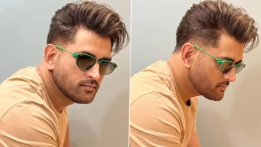 MS Dhoni New Hairstyle Photos: Hairstylist Aalim Hakim Shares MSD's Latest Look on Instagram and It Is EVERYTHING! (See Pics of Ex-CSK Captain)