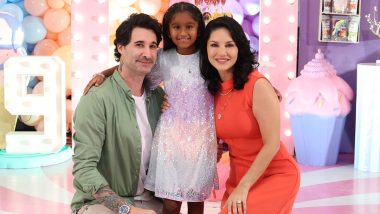 Sunny Leone Shares Pics From Daughter Nisha Kaur's 9th Birthday Bash; Daniel Weber Calls Her ‘Gift From God’