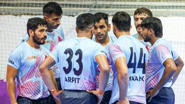 Jaipur Pink Panthers Team in PKL 2024: Check Out Strengths, Weaknesses and Complete Squad Analysis of JPP Ahead of Pro Kabaddi League Season 11