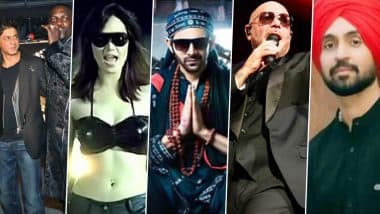 From Shah Rukh Khan-Akon’s ‘Chammak Challo’ to Tata Young’s ‘Dhoom Dhoom’, Check Out These Cool Bollywood X International Musical Collabs Before Diljit Dosanjh-Pitbull’s ‘Bhool Bhulaiyaa 3’ Track!