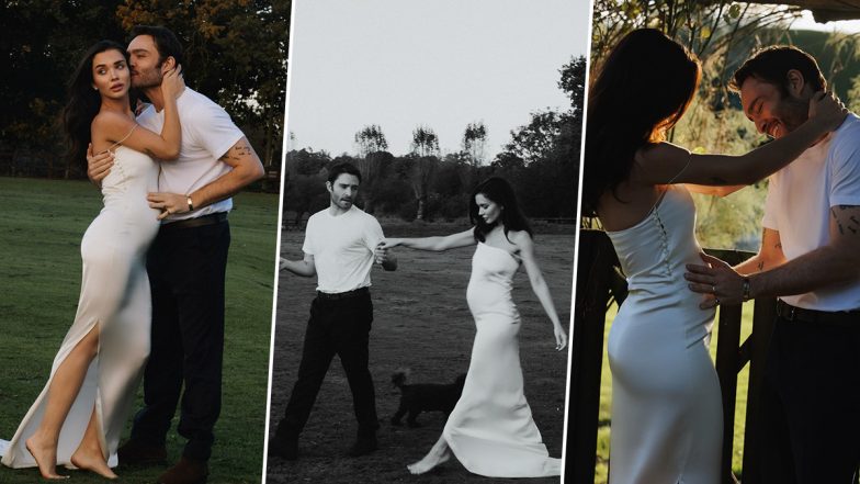 Amy Jackson Is Pregnant With Her Second Child! ‘Singh Is Bliing’ Actress Shares Joyful Snaps With Hubby Ed Westwick on Diwali To Announce the Delightful News