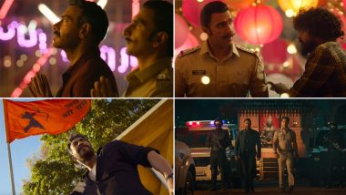 ‘Singham Again’ Song ‘Jai Bajrangbali’: Ajay Devgn and Ranveer Singh Bring Powerful Festive Anthem Inspired by Hanuman Chalisa! (Watch Video)