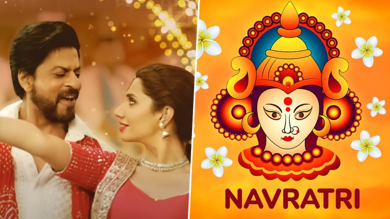 Navratri 2024 Dandiya Song of the Day: Shah Rukh Khan and Mahira Khan’s ‘Udi Udi Jaye’ From ‘Raees’ Sets the Perfect Mood for Your Garba Playlist! (Watch Video)